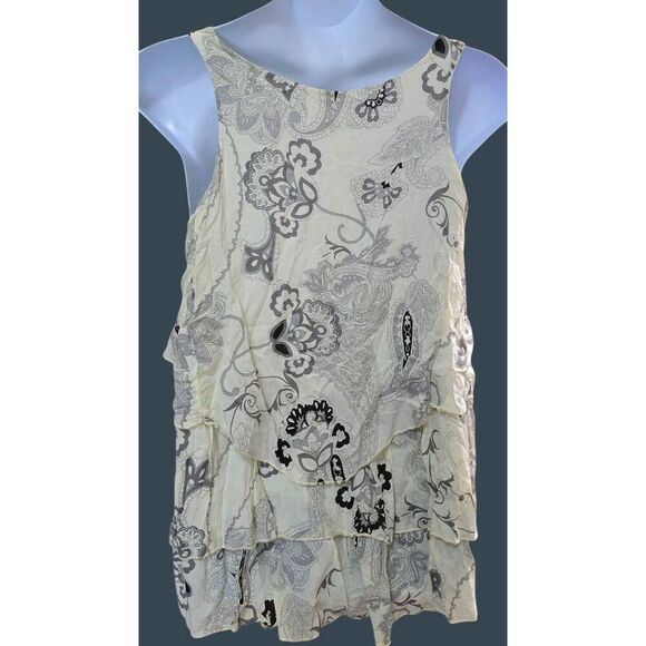 Sleeveless Floral Ruffle Tiered NWT Made In Italy lagenlook tiers fairycore - Picture 2 of 7